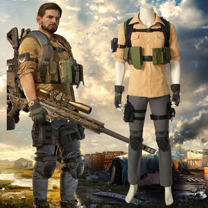 Game Tom clancy's The Division Aaron Keener Cosplay Costume Full Set for Halloween Carnival