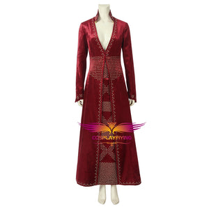 Game of Thrones Season 8 Cersei Lannister Queen Suit Full Set Cosplay Costume for Halloween Carnival