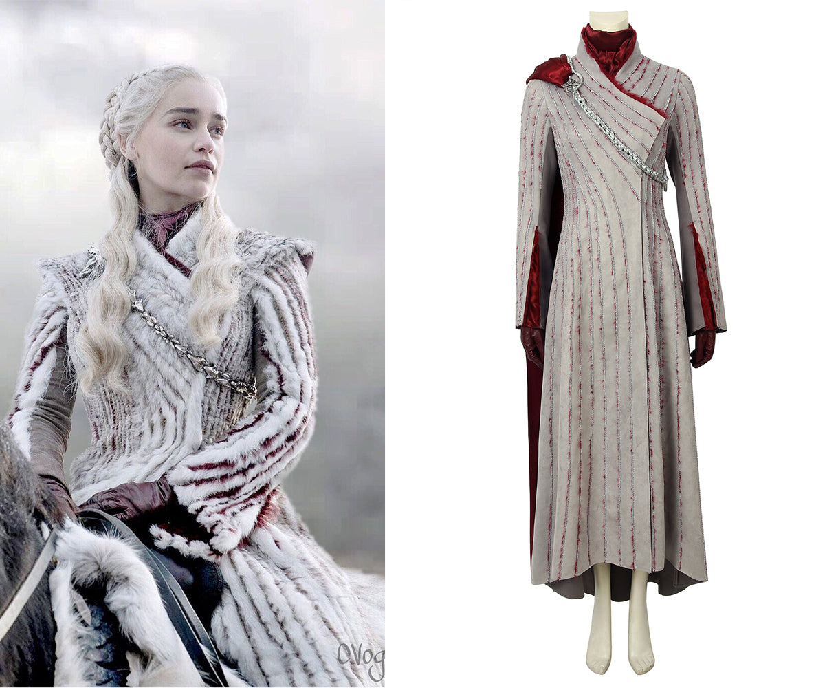 Aantrekkingskracht Schijnen Bel terug Cosplayflying - Buy Game of Thrones Season 8 Daenerys Targaryen Mother of  Dragon Full Set Cosplay Costume for Halloween Carnival