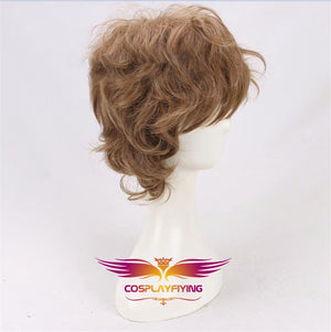 Game of Thrones Tyrion Lannister Blonde Short Curly Cosplay Wig Cosplay Prop for Boys Adult Men Halloween Carnival Party