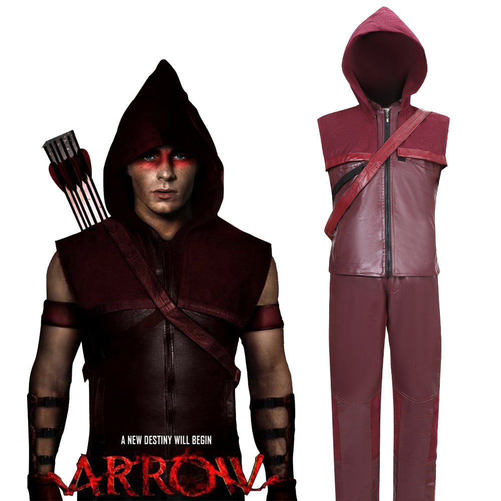 symbol udslæt Gum Cosplayflying - Buy Green Arrow DC Comics Superhero Red Arrow Roy Harper  Battleframe Cosplay Costume