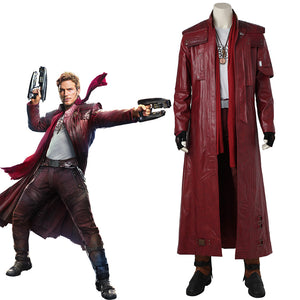 Marvel Comics Guardians of the Galaxy 2 Star Lord Peter Jason Quill Cosplay Costume for Halloween Carnival without Boots