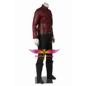 Marvel Comics Guardians of the Galaxy Star Lord Peter Jason Quill Jaket Adult Men Cosplay Costume Full Set for Halloween Carnival
