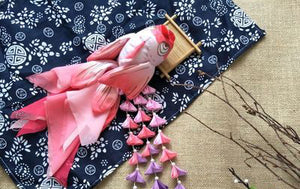 Hand Tour Onmyoji Kagura Awakening Flower Fish Head Props Cosplay Accessories