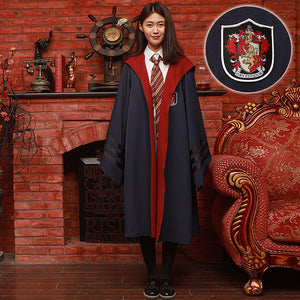 Harry Potter Ravenclaw School Uniform Magic Robe Women Cosplay Costume Full  Set