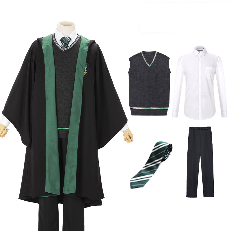 Men Child Witchcraft Wizard Cosplay Ravenclaw Robe Cloak Kids Adult  Halloween Costume Magic School Uniform. - AliExpress