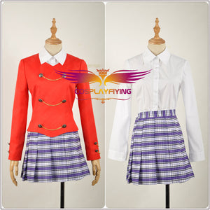 Heathers The Musical Rock Chandle Red Stage Uniform Dress Cosplay Costume