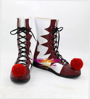 Horror Movie Stephen King's It Joker Clown Cosplay Shoes Boots Custom Made for Adult Men and Women Halloween Carnival
