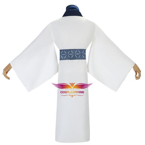 Jujutsu Kaisen Ryomen Sukuna White Kimono Cosplay Costume for Halloween Carnival Party