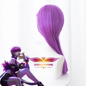 K/DA League of Legends(LOL ) Evelynn Agony's Embrace Purple Long Cosplay Wig Cosplay for Adult Women Halloween Carnival