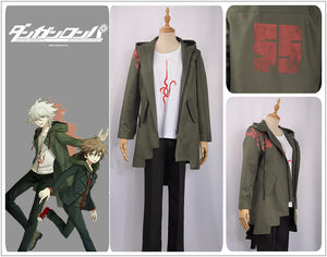 Komaeda Nagito Jacket Super Danganronpa 2 Army Green Jacket cosplay costume Full Set