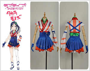 LoveLive!SunShine!! Aqours Kanan Matsuura Stage Mijyuku Mijuku DREAMER Matte Satin Uniform Cosplay Costume