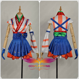 LoveLive!SunShine!! Aqours Kanan Matsuura Stage Mijyuku Mijuku DREAMER Matte Satin Uniform Cosplay Costume