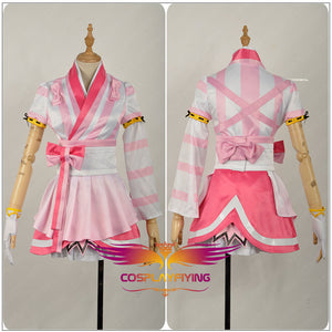 LoveLive!SunShine!! Aqours Sakurauchi Riko Stage Mijyuku Mijuku DREAMER Matte Satin Uniform Fashion Outfit Cosplay Costume