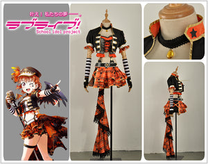 LoveLive!SunShine!! Takami Chika Rock Awakening Stage Uniform Cosplay Costume