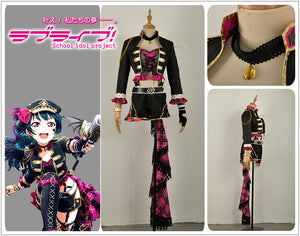 LoveLive!SunShine!! Tsushima Yoshiko Rock Awakening Stage Uniform Cosplay Costume