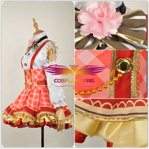 Love Live Flowers Awakening Yazawa Nico Dress Bouquet Cosplay Costume for Halloween Carnival