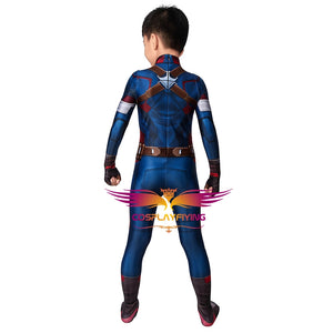 Marvel Kids Cosplay Avengers: Age of Ultron Captain America Jumpsuit Child Size Cosplay Costume