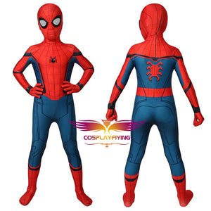 Marvel Kids Cosplay Captain America Civil War Spider-Man Jumpsuit Child Size Cosplay Costume