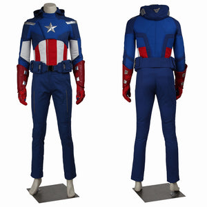 Marvel Avengers 1 Captain America Rogers Cosplay Costume for Halloween Carnival