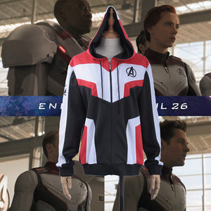 Marvel Avengers 4: Endgame Quantum Battle Suit Concept Hoodie Cosplay Costume