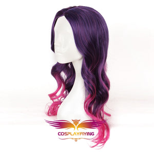 Marvel Avengers: Infinity War Gamora Curly Gradient Purple Pink Cosplay Wig Cosplay Prop for Girls Adult Women Halloween Carnival Party