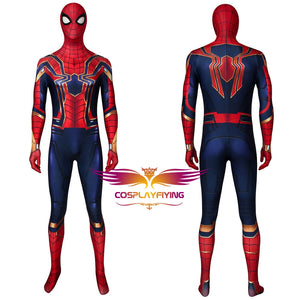 Marvel Avengers Spider-Man: Far From Home Iron Spider Peter Parker Cosplay Costume