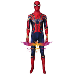 Marvel Avengers Spider-Man: Far From Home Iron Spider Peter Parker Cosplay Costume