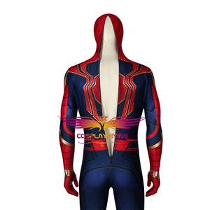 Marvel Film Spider-Man: Far From Home Avengers  Iron Spider Peter Parker Cosplay Costume Luxurious Version