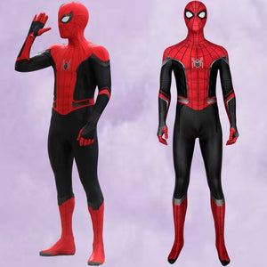 Marvel Film Spider-Man Far From Home Peter Parker Jumpsuit Full Set for Halloween Carnival Simple Version