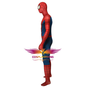 Marvel Avengers Spider-Man Peter Parker Classic suit Jumpsuit Cosplay Costume for Halloween Carnival