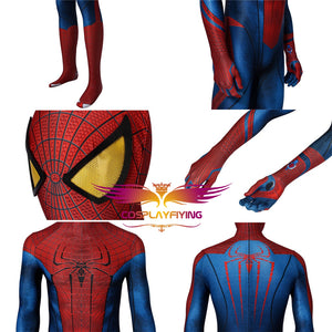 Marvel Movie The Amazing Spider-Man Peter Parker Jumpsuit Cosplay Costume Halloween Carnival Simple Version