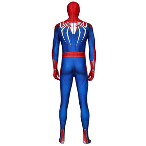 Marvel Spiderman PS4 Avengers Peter Parker Jumpsuit Cosplay Costume for Carnival Halloween Simple Version