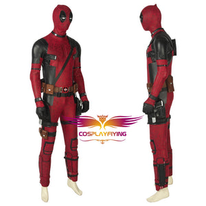 Marvel Comics Deadpool 2 Wade Wilson Cosplay Costume Version C for Halloween Carnival