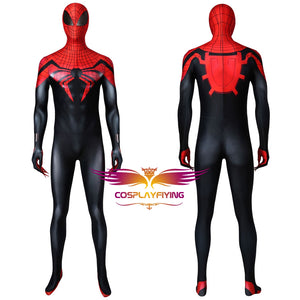 Marvel Comics Movie Superior Spider-Man Peter Parker Jumpsuit Cosplay Costume Halloween Carnival Party Simple Version