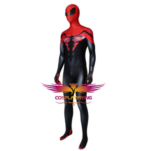 Marvel Comics Movie Superior Spider-Man Peter Parker Jumpsuit Cosplay Costume Halloween Carnival Party Simple Version