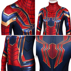 Marvel Kids Cosplay Child Size Avengers: Endgame Iron Spiderman Peter Parker Jumpsuit Cosplay Costume