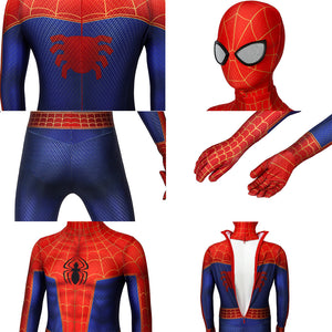 Marvel Kids Cosplay Child Size Spider-Man Into the Spider-Verse Peter Parker Jumpsuit Cosplay Costume