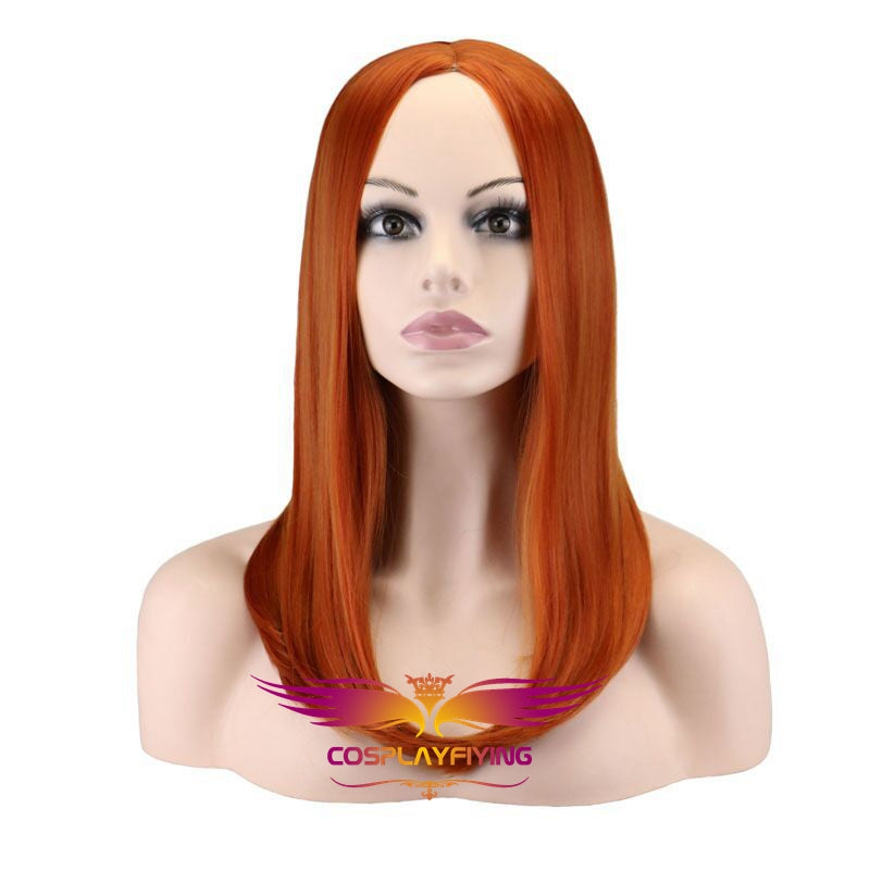 Black Widow Wig Captain America Winter Soldier Red Halloween