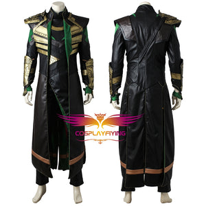 Marvel Avengers Thor 2: The Dark World Loki Odinson Cosplay Costume Luxurious Version Halloween