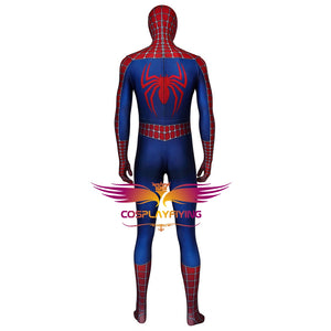 Marvel Film Spider-Man 1 Peter Parker Cosplay Costume for Halloween Carnival Luxurious Classic Version