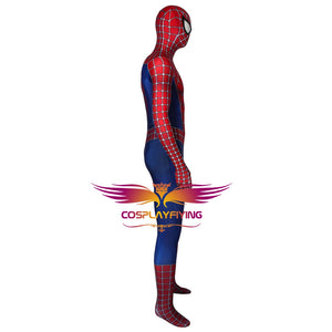 Marvel Movie Spider-Man 1 Peter Parker Jumpsuit Cosplay Costume for Halloween Carnival Simple Classic Version