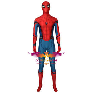 Marvel Film Spider-Man Far From Home Peter Parker Jumpsuit Cosplay Costume for Halloween Carnival Simple Version