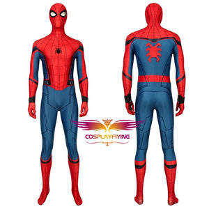Marvel Movie Spider-Man Far From Home Peter Parker Jumpsuit Full Set for Halloween Carnival Luxurious Version