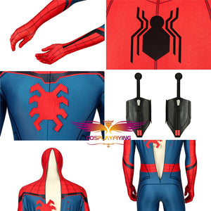 Marvel Film Spider-Man Far From Home Peter Parker Cosplay Costume Full Set for Halloween Carnival Simple Version