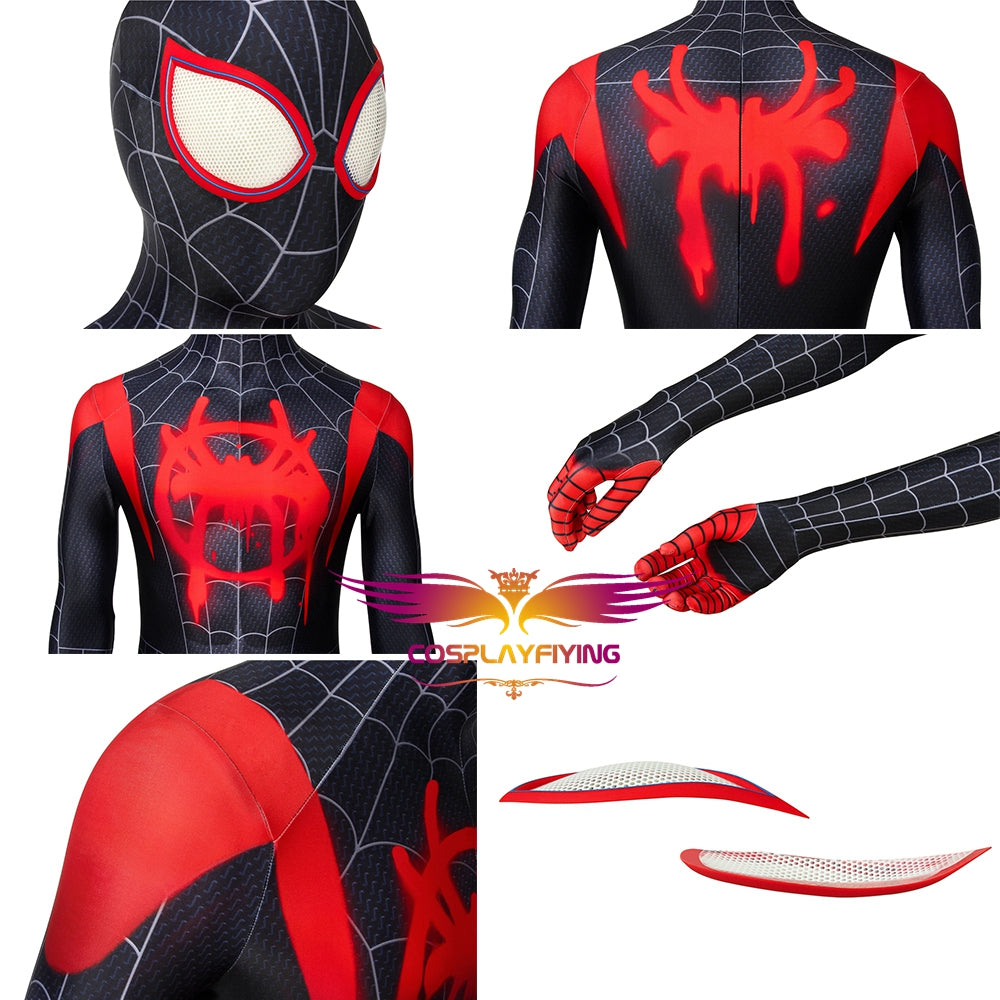 Marvel Miles Morales Spider-Man Halloween Cosplay Costume Child Size Medium