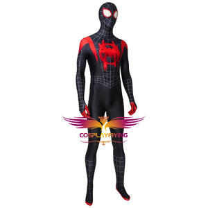 Marvel Movie Spider-Man: Into the Spider-Verse Miles Morales Jumpsuit Halloween Carnival Party Luxurious Version