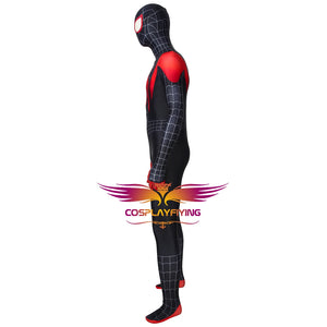 Marvel Movie Spider-Man: Into the Spider-Verse Miles Morales Jumpsuit Halloween Carnival Party Luxurious Version
