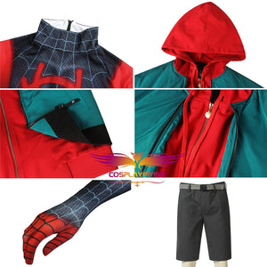 Marvel Movie Spider-Man: Into the Spider-Verse Miles Morales Cosplay Costume Halloween Carnival Luxurious Version