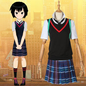 Marvel Spider-Man Into the Spider-Verse Peni Parker Cosplay Costume Full Set for Halloween Carnival
